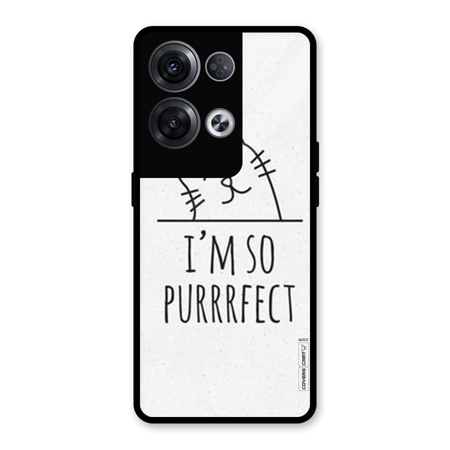 So Purrfect Glass Back Case for Oppo Reno8 Pro 5G