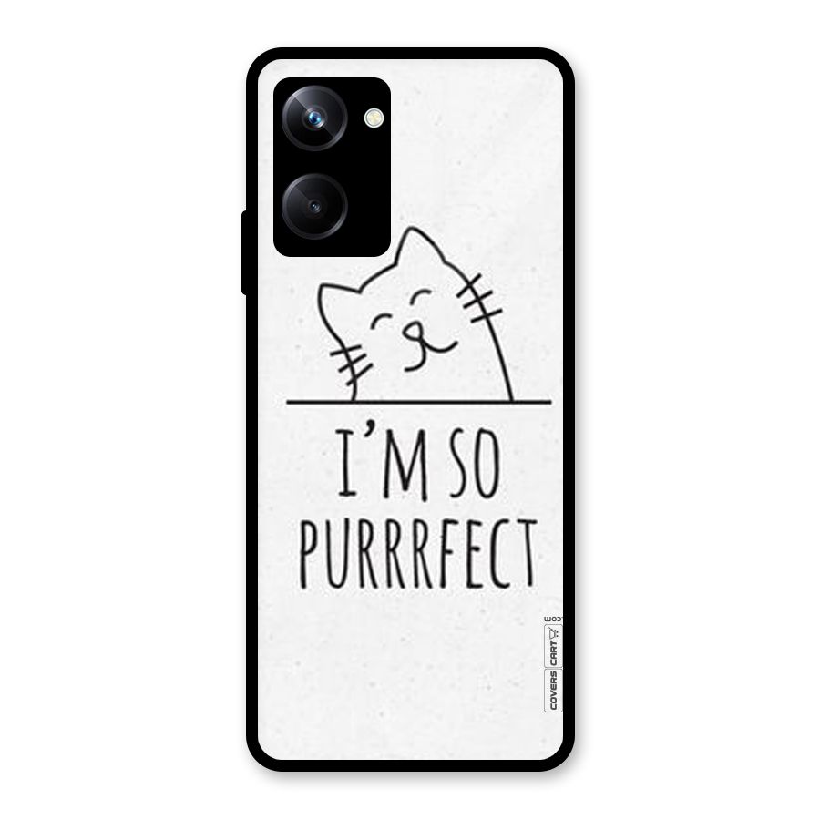 So Purrfect Glass Back Case for Realme 10 Pro