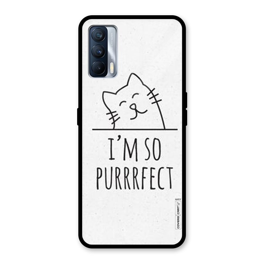 So Purrfect Glass Back Case for Realme X7