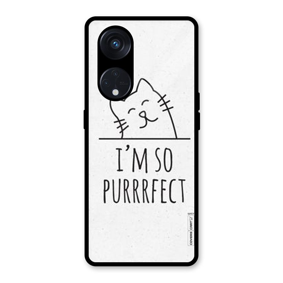 So Purrfect Glass Back Case for Reno8 T 5G