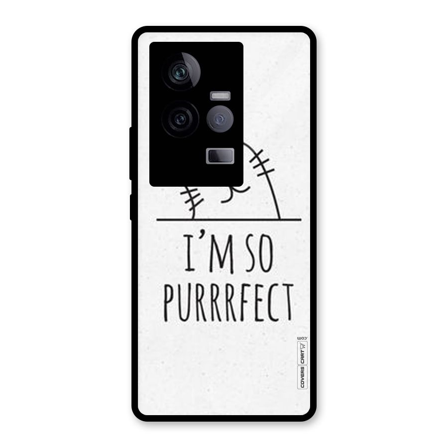 So Purrfect Glass Back Case for Vivo iQOO 11 5G