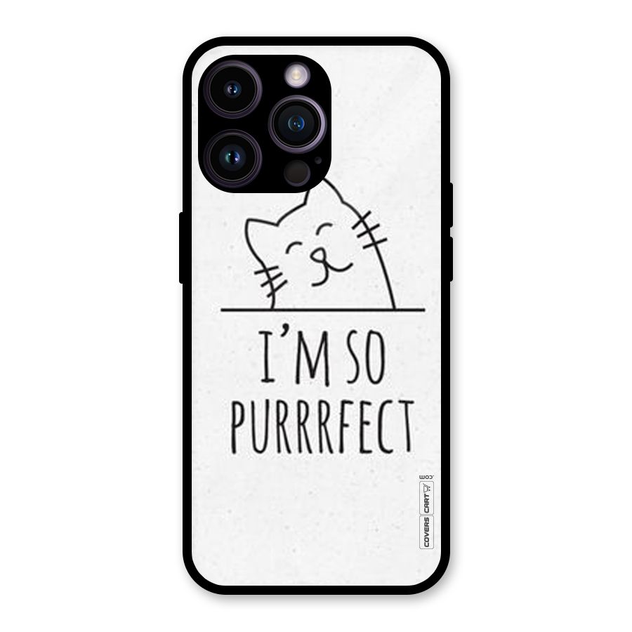 So Purrfect Glass Back Case for iPhone 14 Pro Max