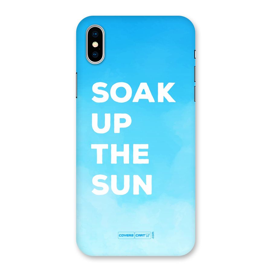 Soak Up The Sun Back Case for iPhone XS