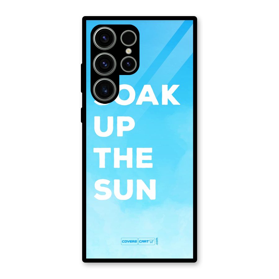 Soak Up The Sun Glass Back Case for Galaxy S23 Ultra