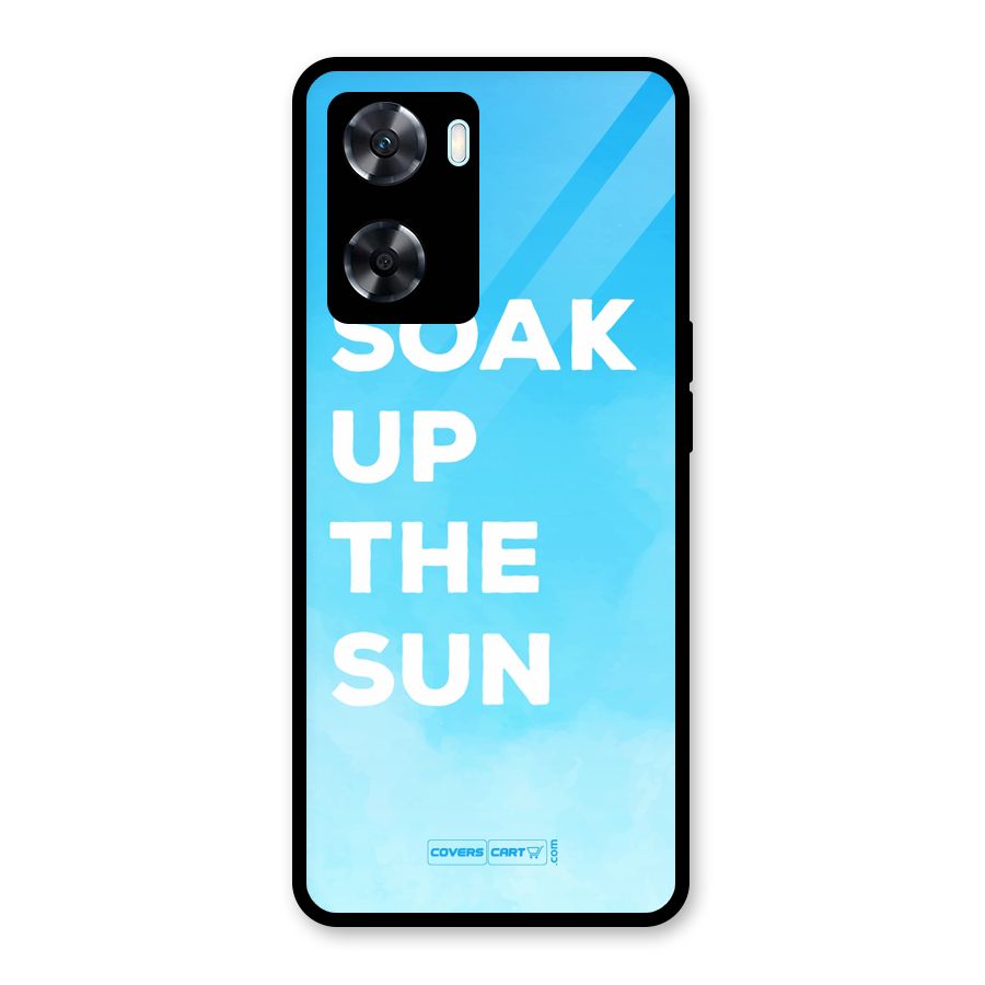 Soak Up The Sun Glass Back Case for Oppo A77