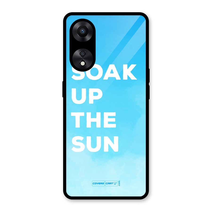 Soak Up The Sun Glass Back Case for Oppo A78