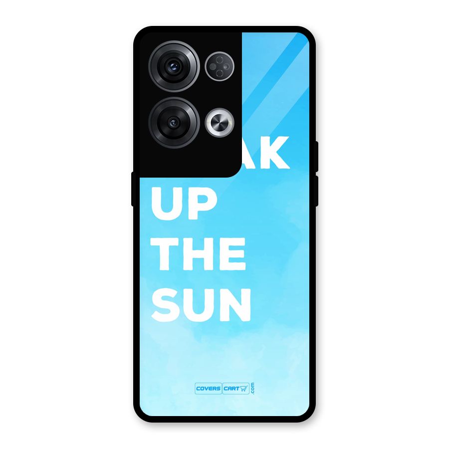 Soak Up The Sun Glass Back Case for Oppo Reno8 Pro 5G