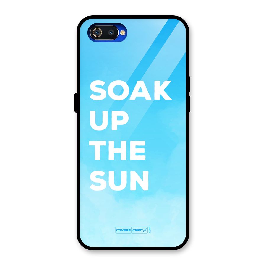 Soak Up The Sun Glass Back Case for Realme C2