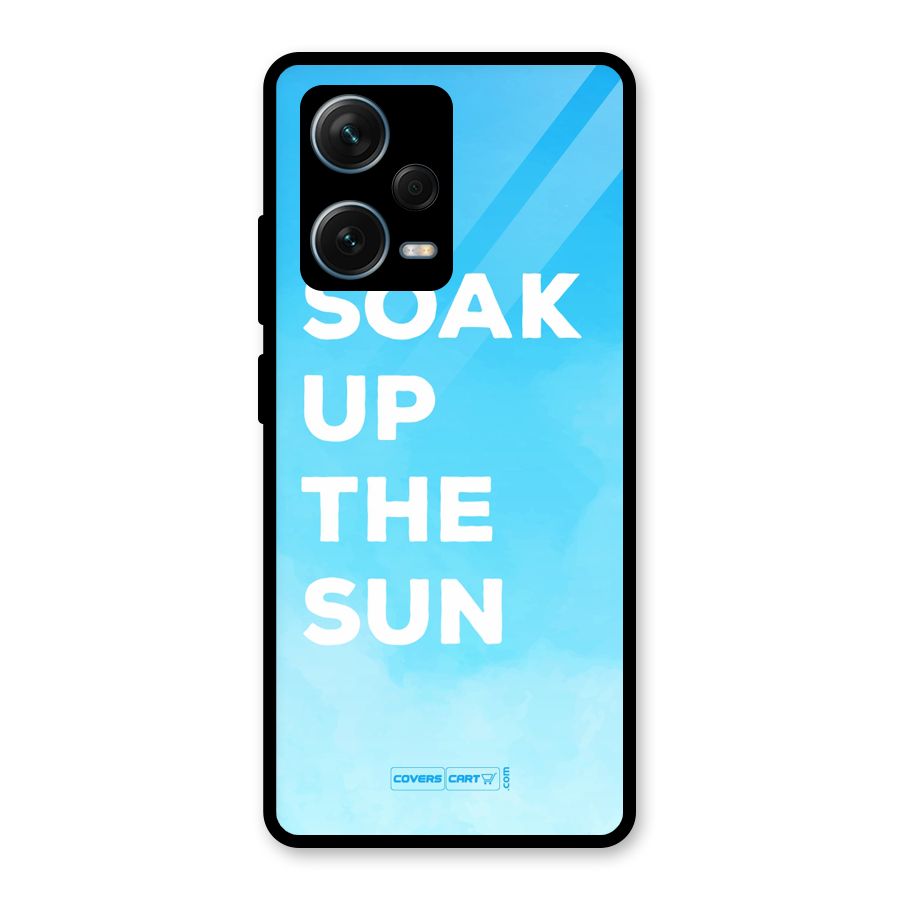 Soak Up The Sun Glass Back Case for Redmi Note 12 Pro Plus 5G