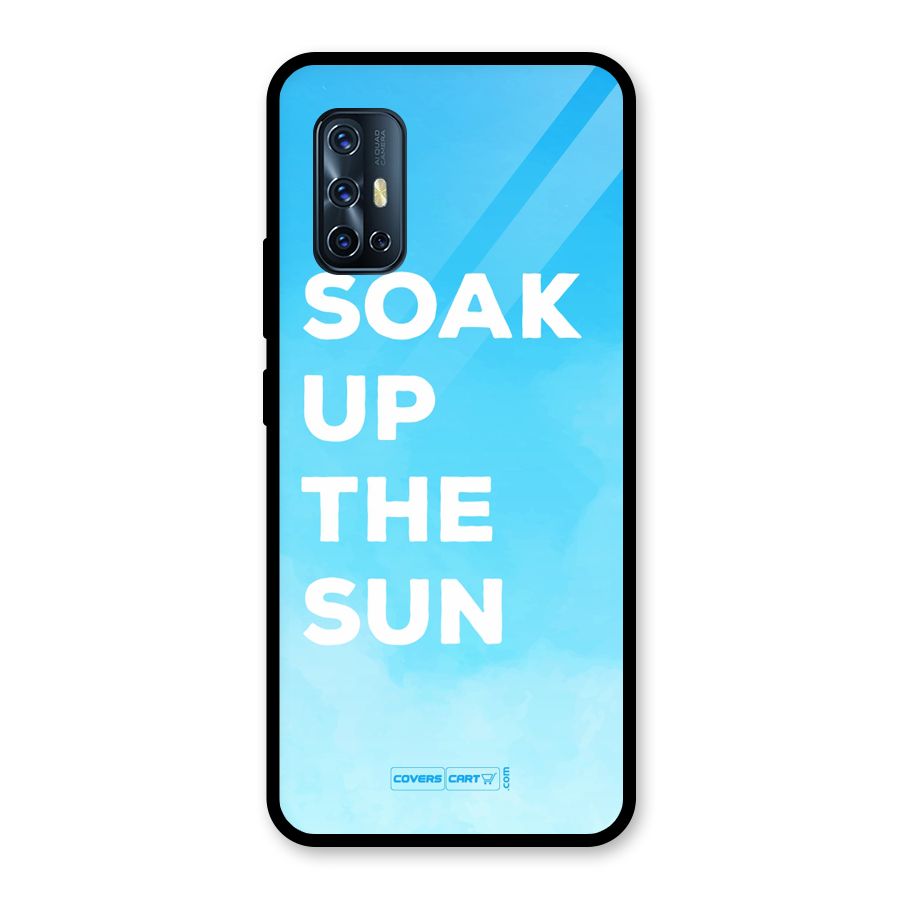 Soak Up The Sun Glass Back Case for Vivo V17