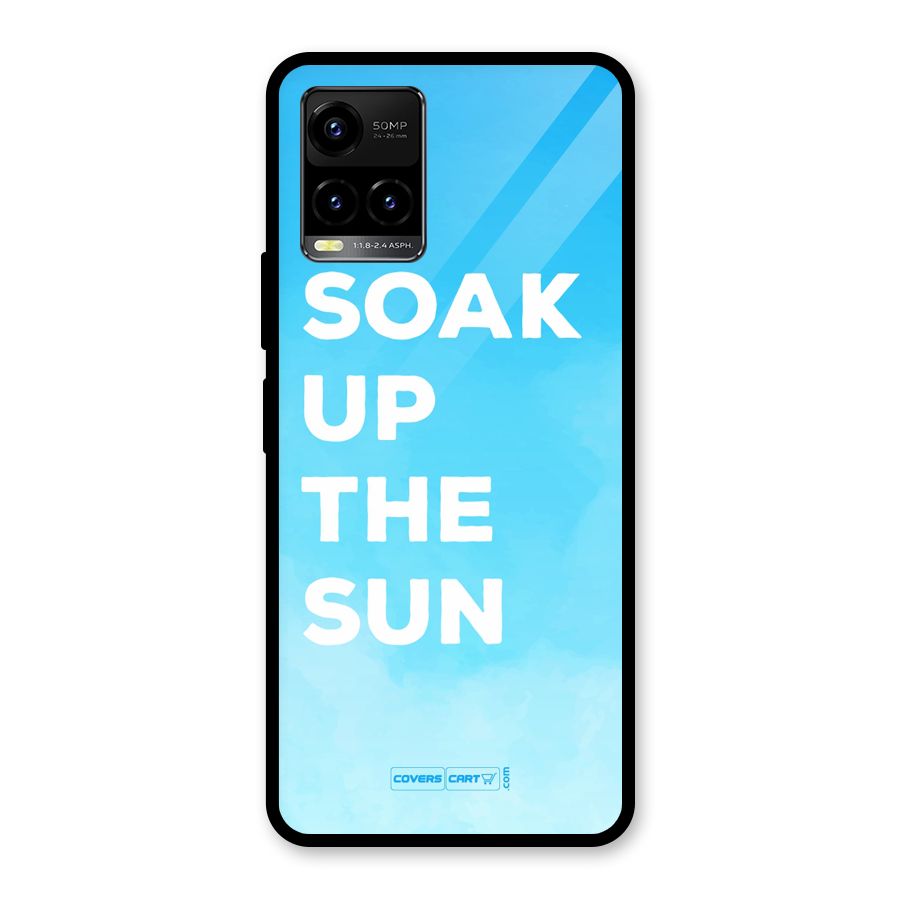 Soak Up The Sun Glass Back Case for Vivo Y21A