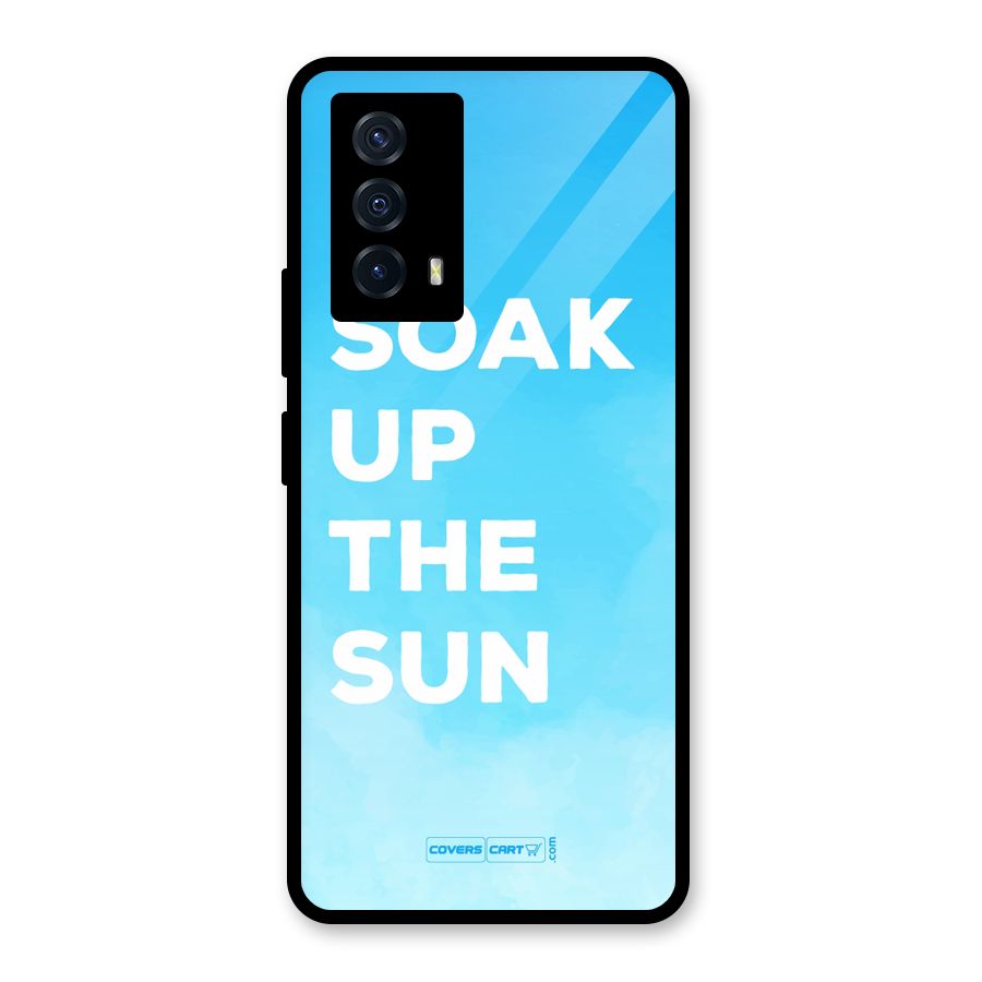 Soak Up The Sun Glass Back Case for Vivo iQOO Z5