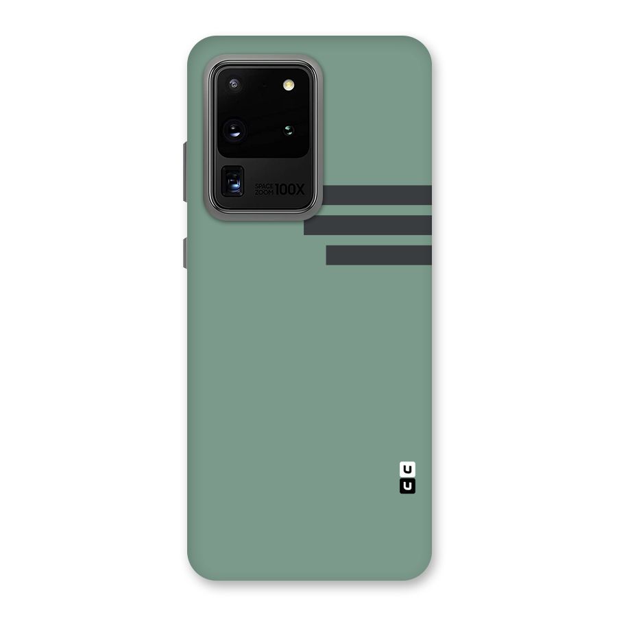 Solid Sports Stripe Back Case for Galaxy S20 Ultra