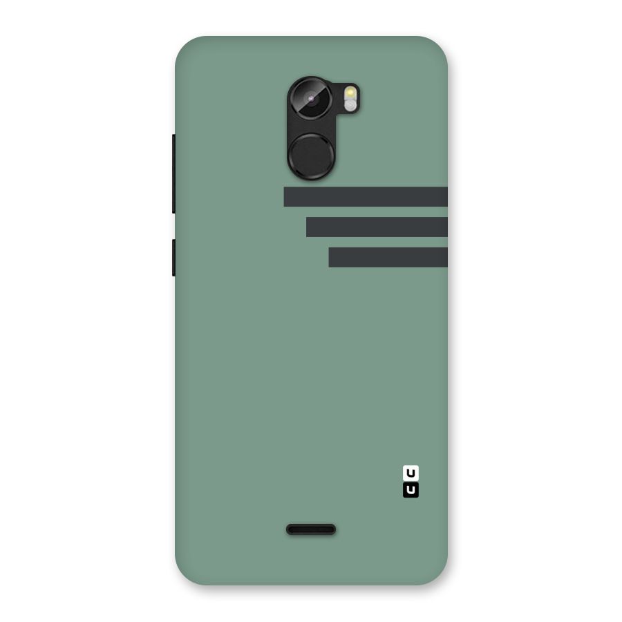 Solid Sports Stripe Back Case for Gionee X1