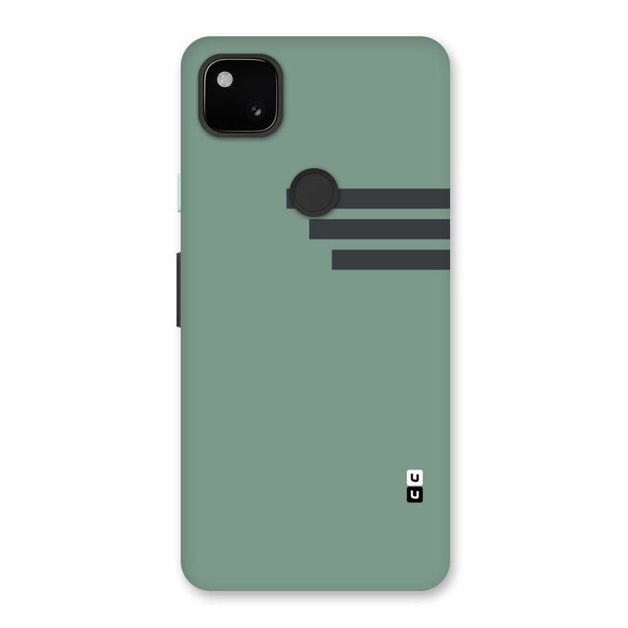 Solid Sports Stripe Back Case for Google Pixel 4a