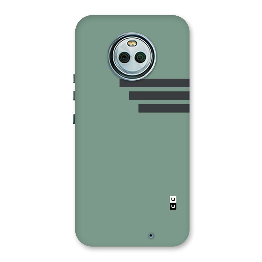 Solid Sports Stripe Back Case for Moto X4