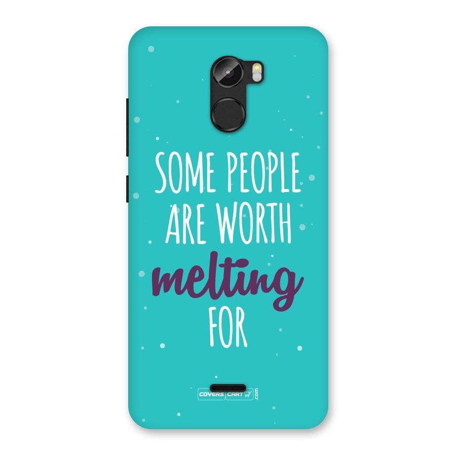 Some People Are Worth Melting For Back Case for Gionee X1