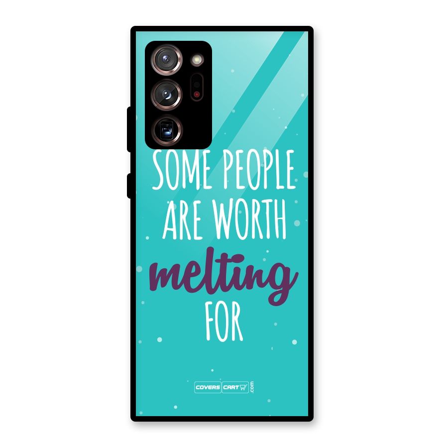 Some People Are Worth Melting For Glass Back Case for Galaxy Note 20 Ultra 5G
