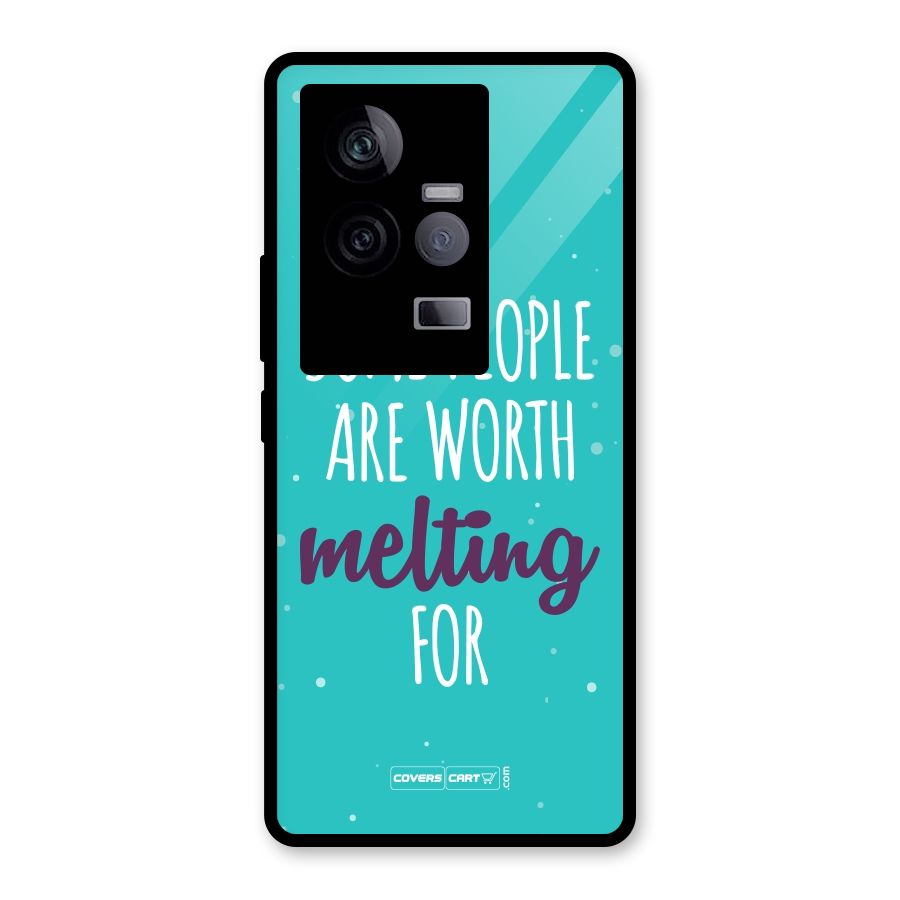 Some People Are Worth Melting For Glass Back Case for Vivo iQOO 11 5G