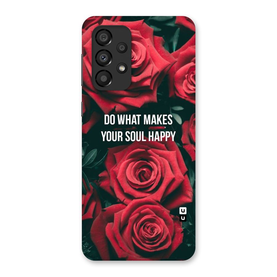 Soul Happy Back Case for Galaxy A33 5G