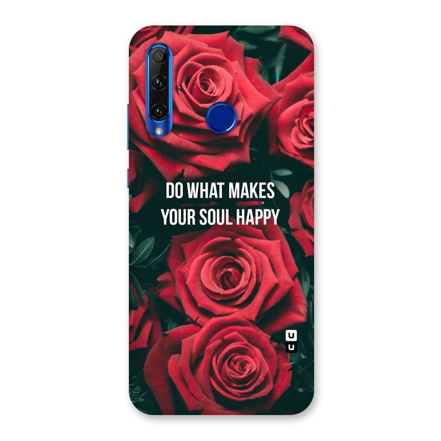 Soul Happy Back Case for Honor 20i