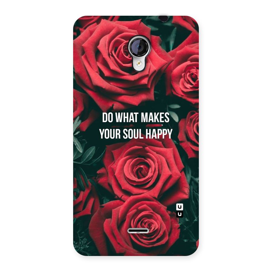 Soul Happy Back Case for Micromax Unite 2 A106