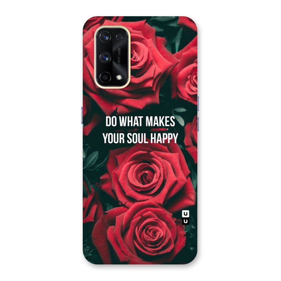 Soul Happy Glass Back Case for Realme X7 Pro