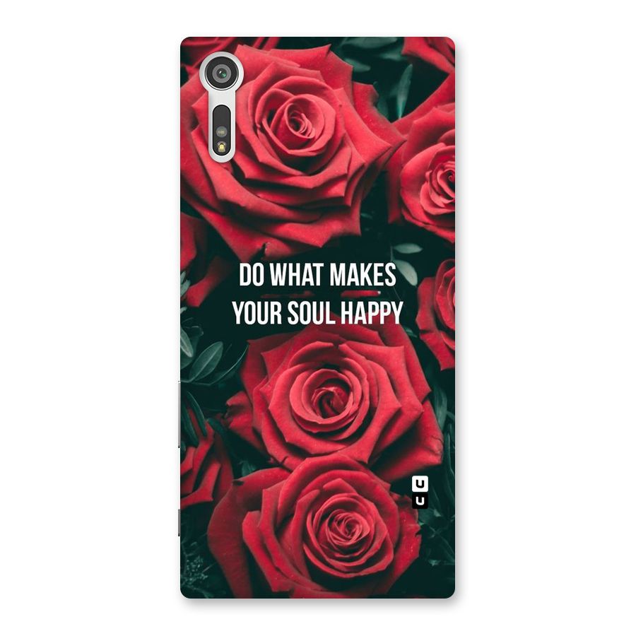 Soul Happy Back Case for Xperia XZ