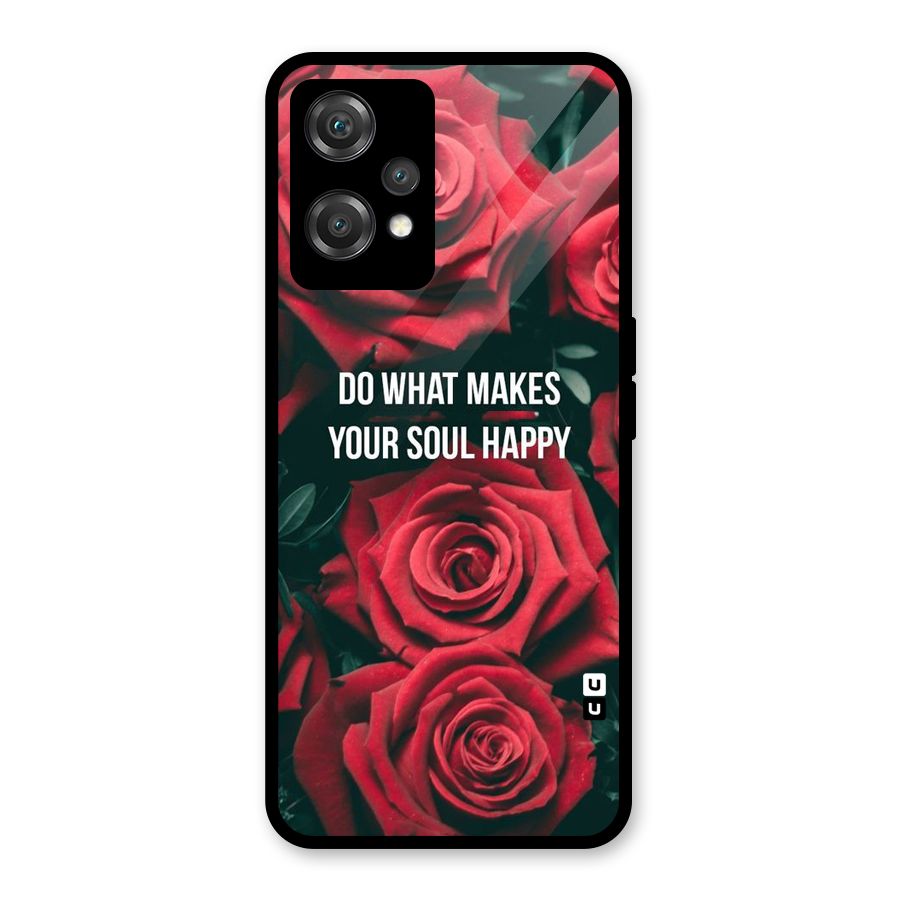 Soul Happy Glass Back Case for OnePlus Nord CE 2 Lite 5G