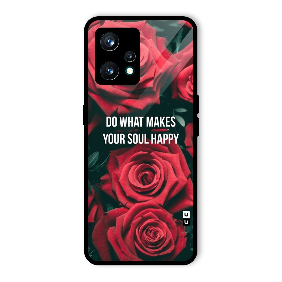 Soul Happy Glass Back Case for Realme 9 Pro Plus 5G