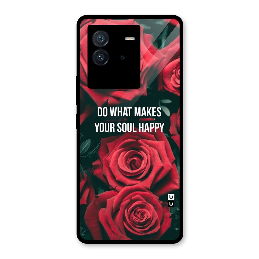 Soul Happy Glass Back Case for Vivo iQOO Neo 6 5G