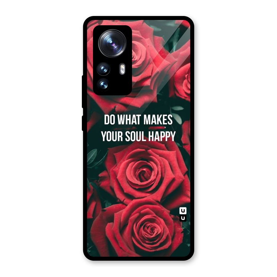 Soul Happy Glass Back Case for Xiaomi 12 Pro