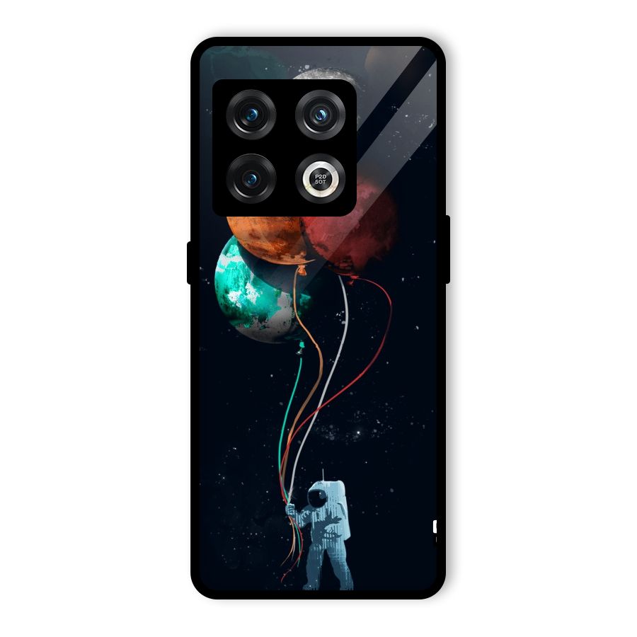 Space Balloons Glass Back Case for OnePlus 10 Pro 5G