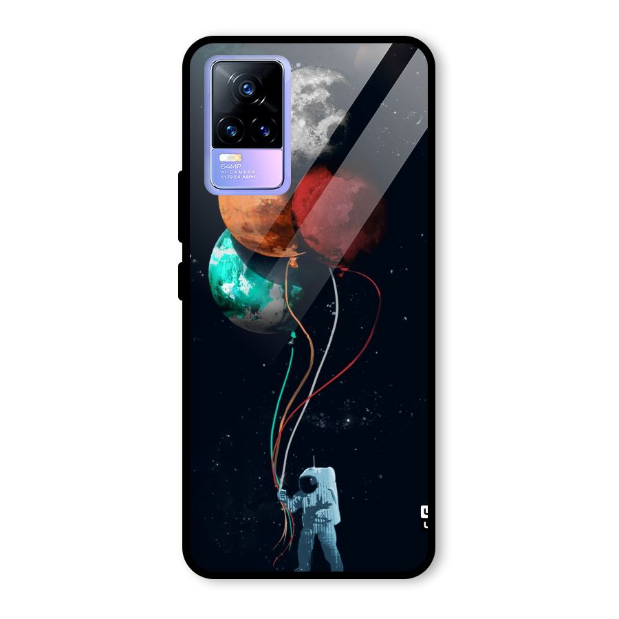 Space Balloons Glass Back Case for Vivo Y73