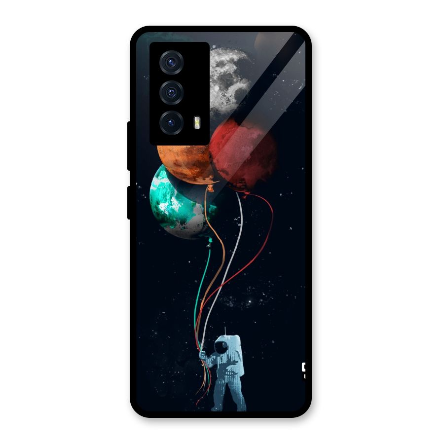 Space Balloons Glass Back Case for Vivo iQOO Z5