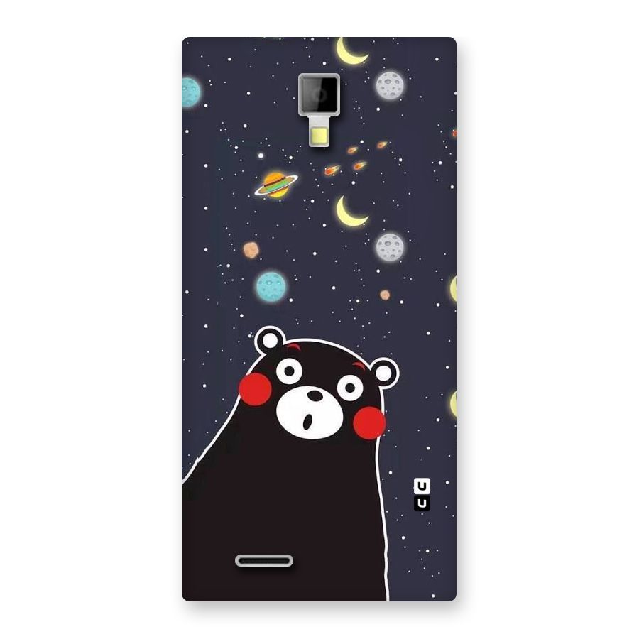 Space Bear Back Case for Micromax Canvas Xpress A99