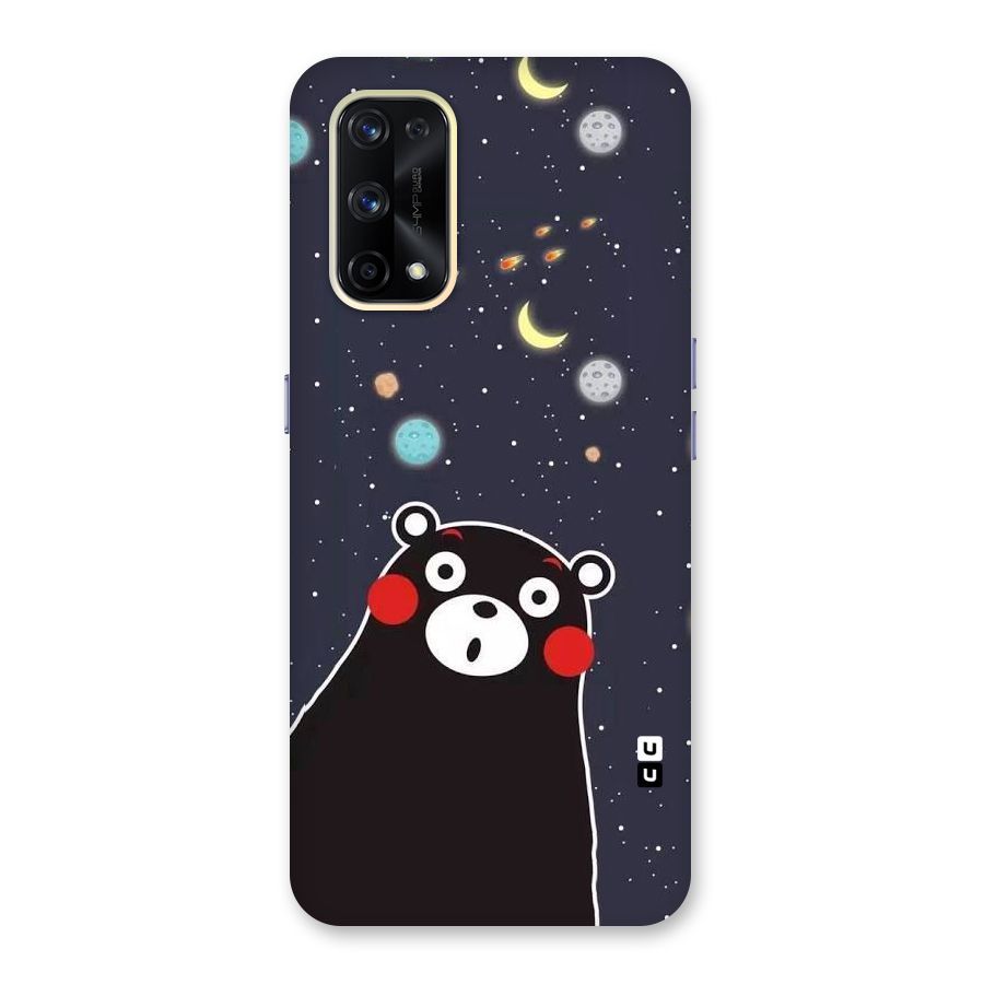 Space Bear Glass Back Case for Realme X7 Pro