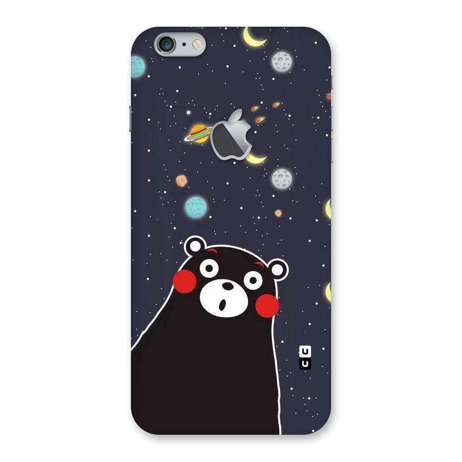 Space Bear Back Case for iPhone 6 Plus 6S Plus Logo Cut