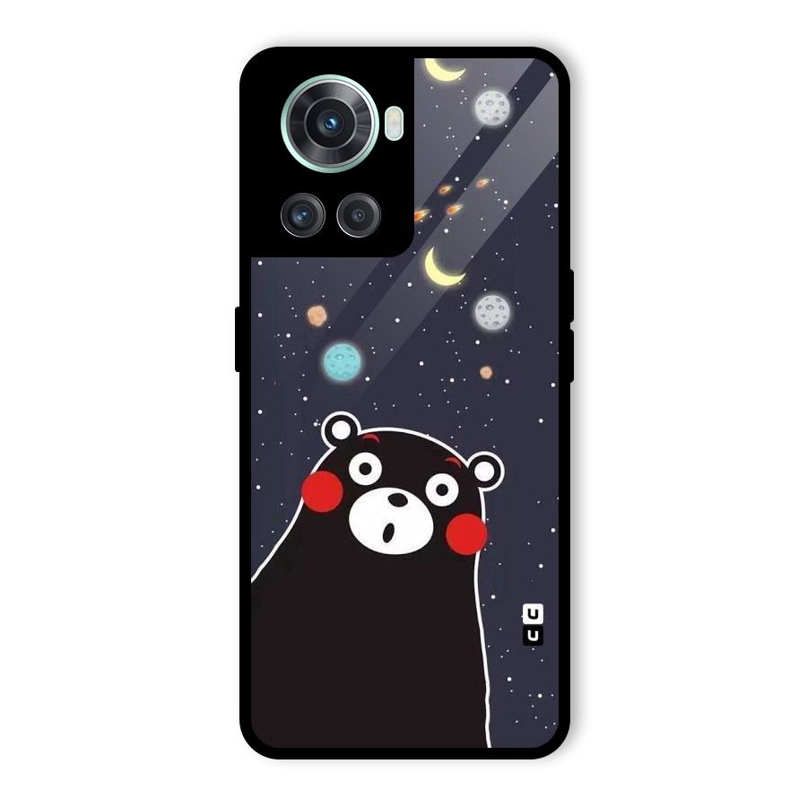 Space Bear Glass Back Case for OnePlus 10R