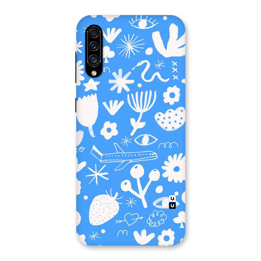 Space Blue Pattern Back Case for Galaxy A30s
