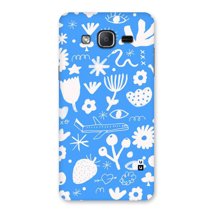Space Blue Pattern Back Case for Galaxy On7 2015