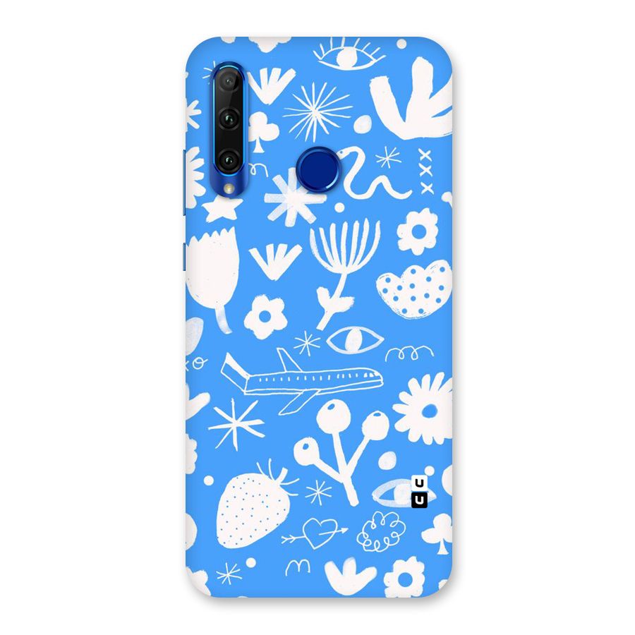Space Blue Pattern Back Case for Honor 20i