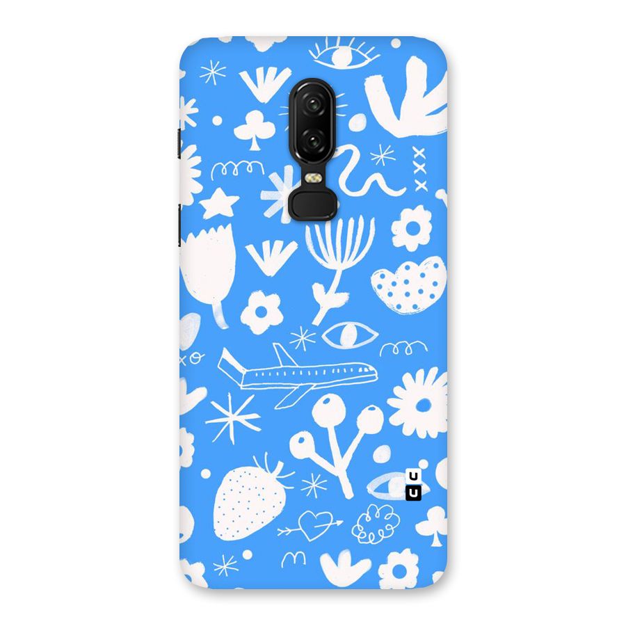 Space Blue Pattern Back Case for OnePlus 6