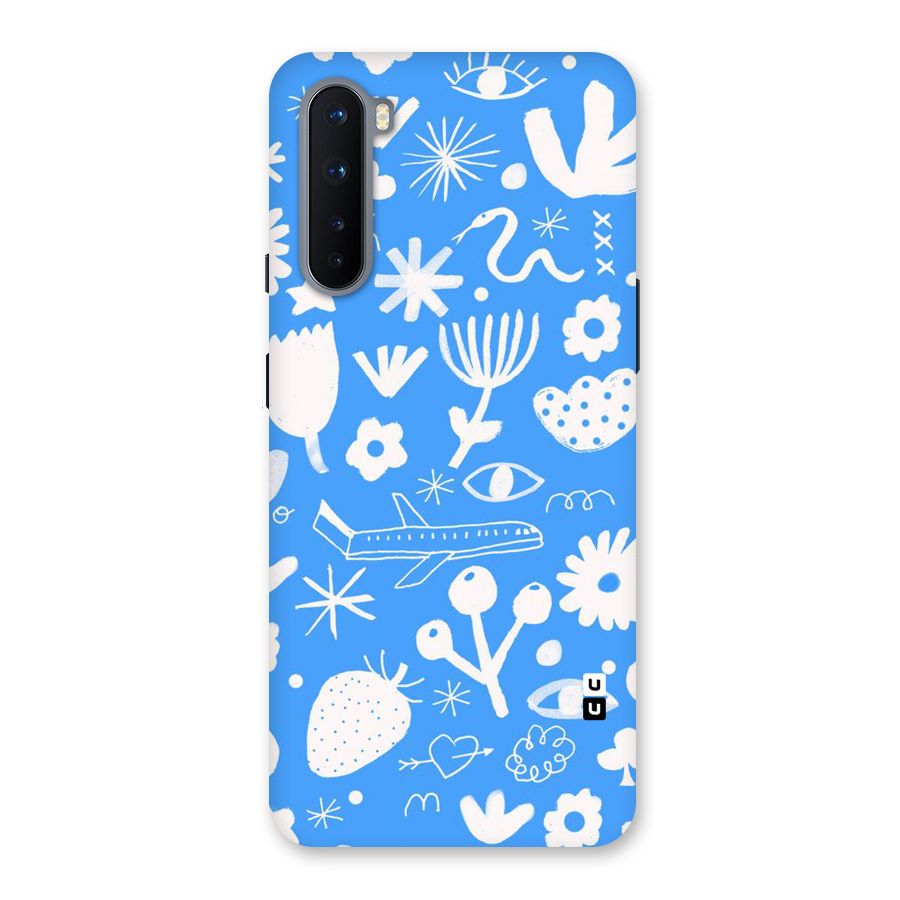 Space Blue Pattern Back Case for OnePlus Nord