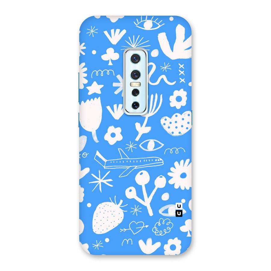 Space Blue Pattern Back Case for Vivo V17 Pro