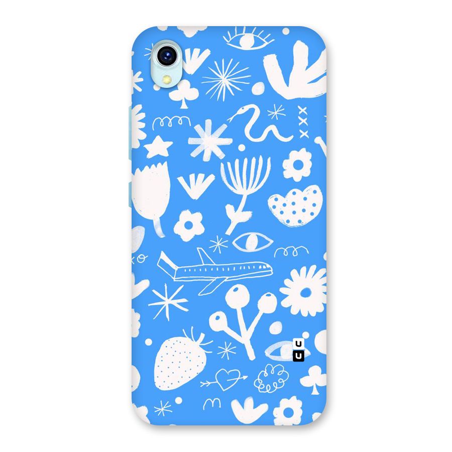 Space Blue Pattern Back Case for Vivo Y1s