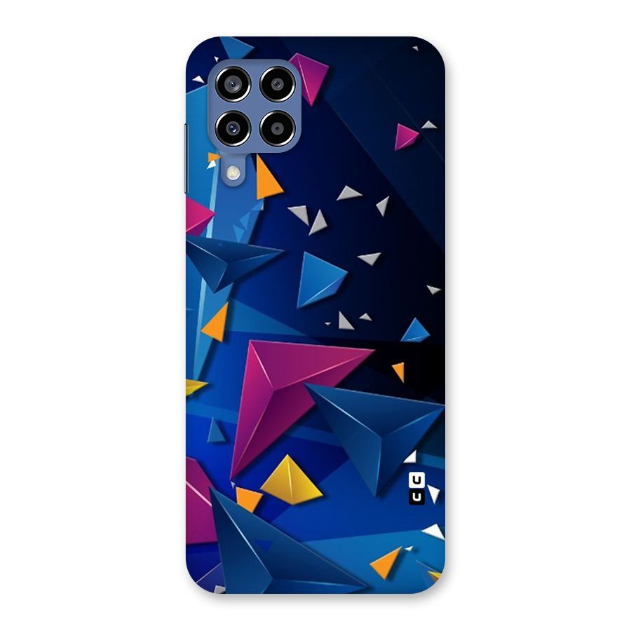 Space Colored Triangles Back Case for Galaxy M53 5G