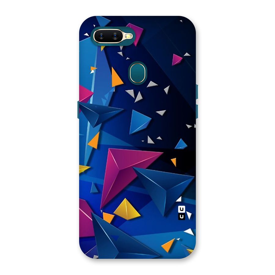Space Colored Triangles Back Case for Oppo A7