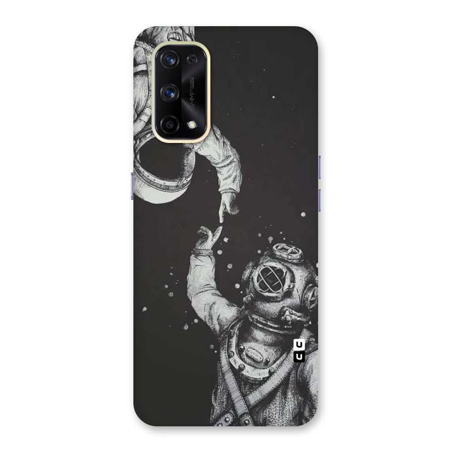 Space Meeting Glass Back Case for Realme X7 Pro