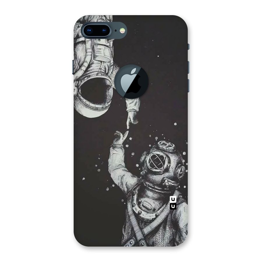 Space Meeting Back Case for iPhone 7 Plus Logo Cut